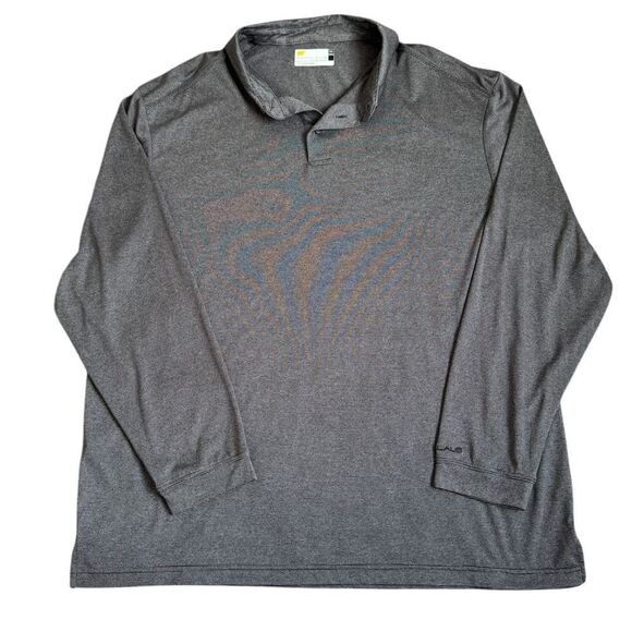 Jack Nicklaus Staydri Long Sleeve Polo Gray Golf Outdoors XXL - Picture 1 of 5